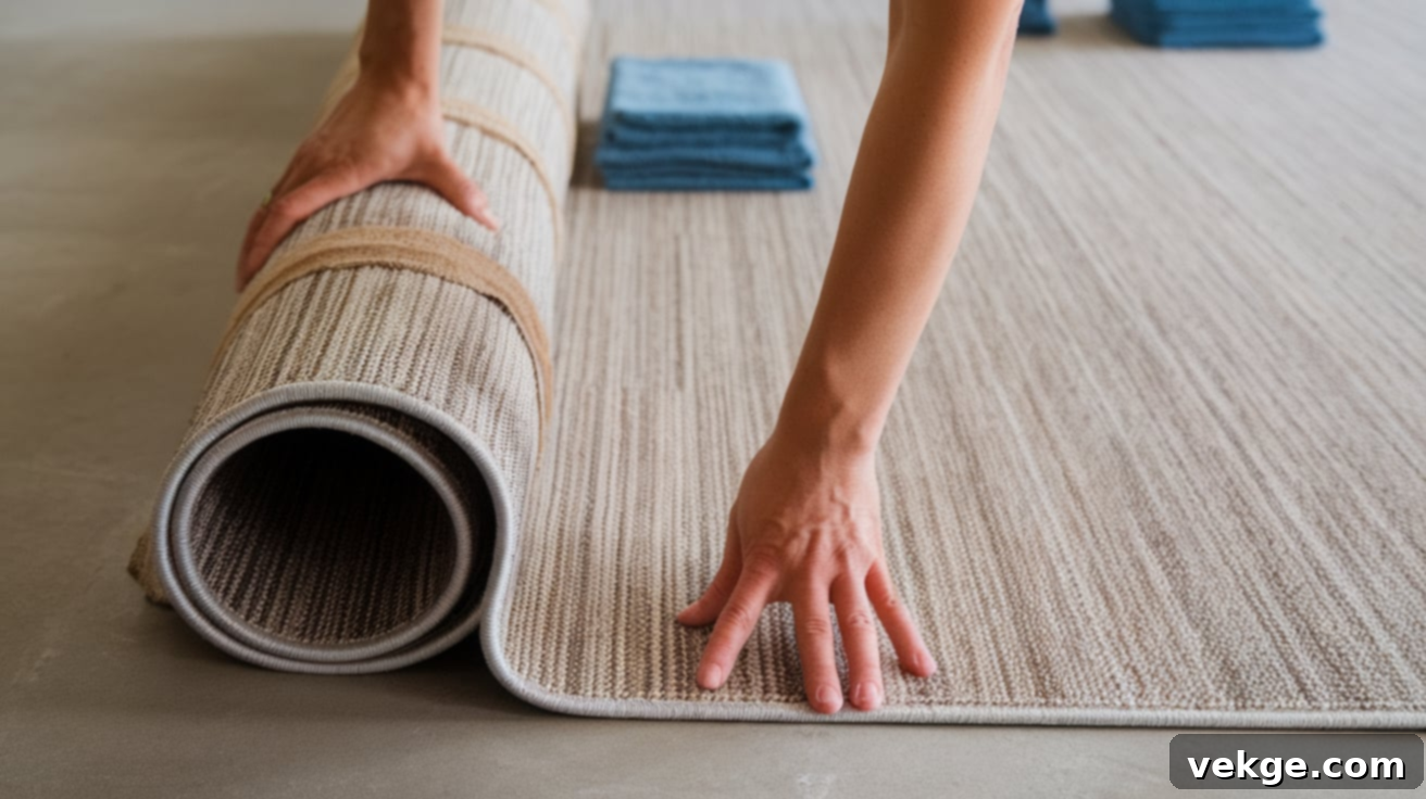 Reverse Roll the Rug