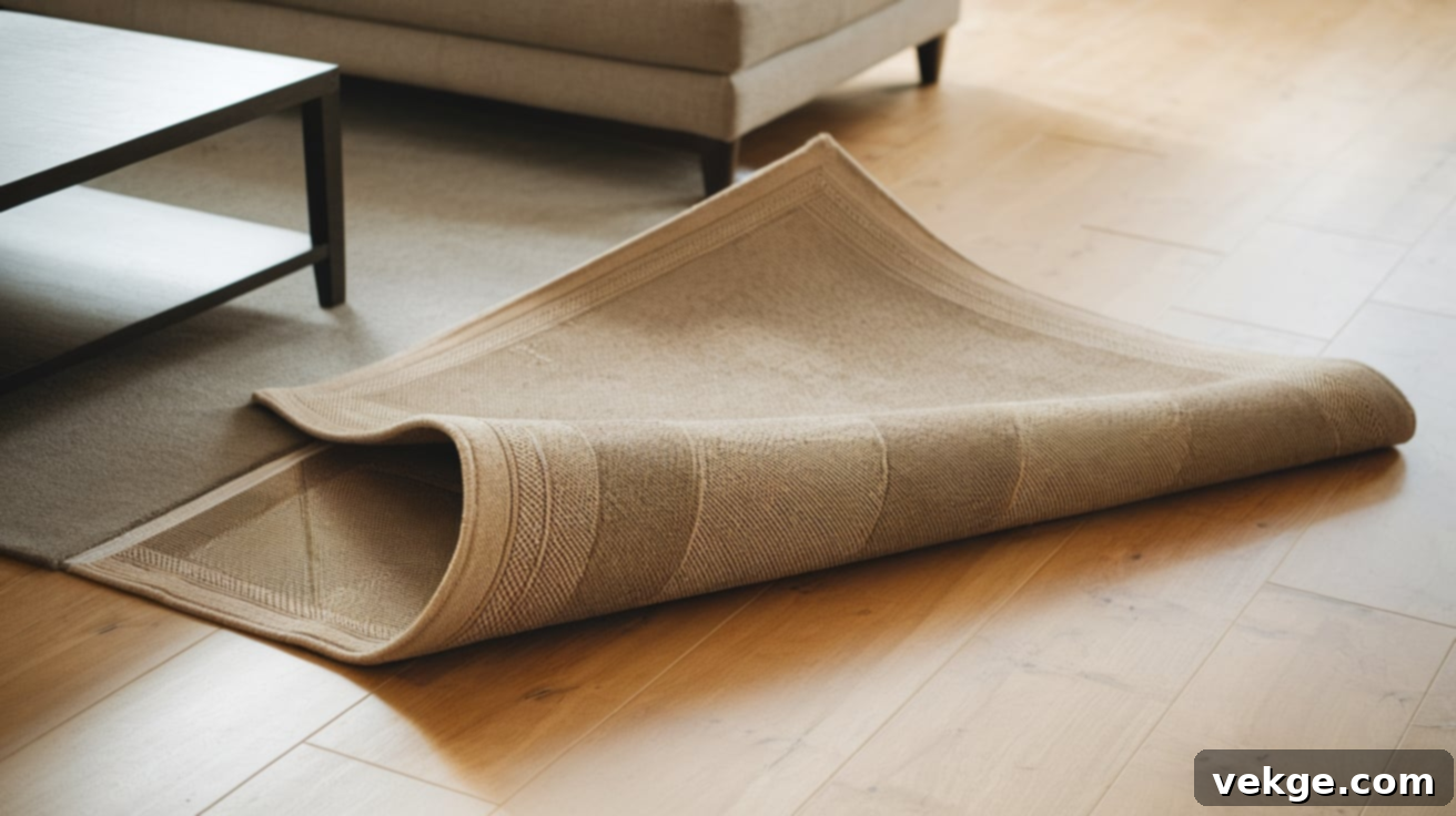 Flip the Rug Upside Down