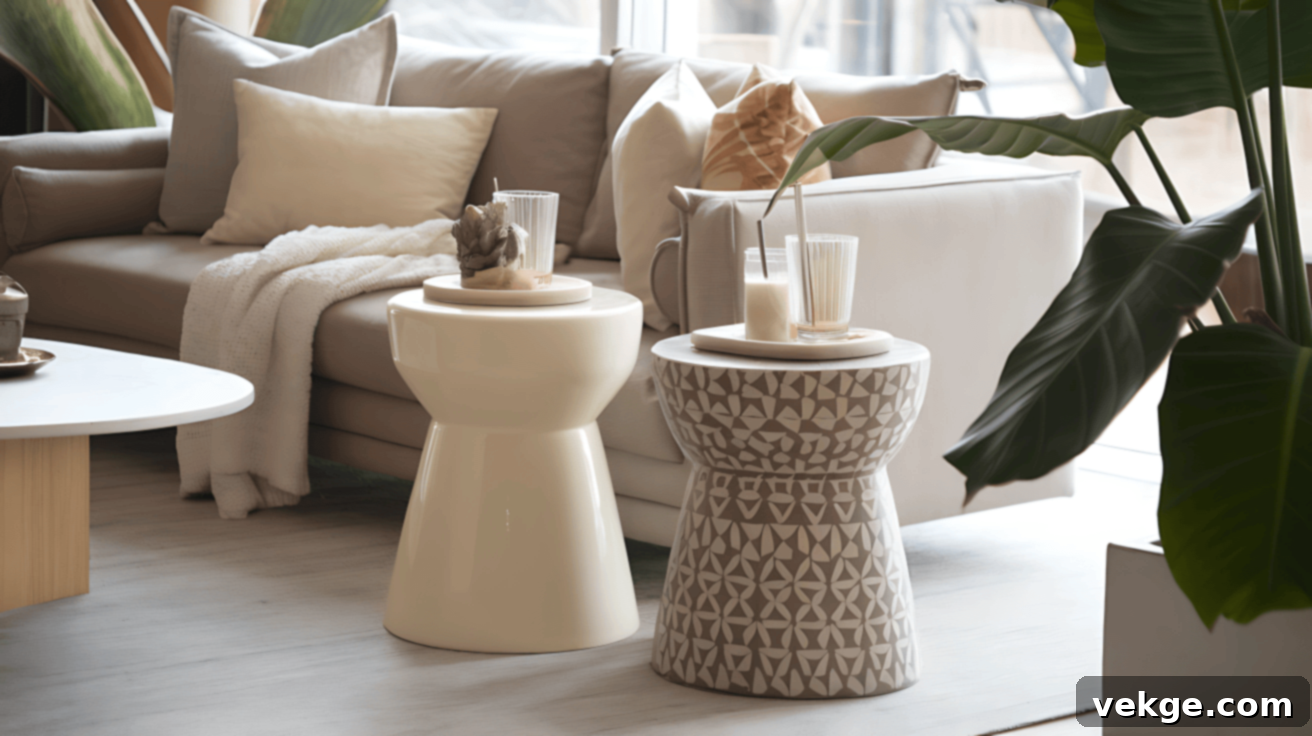 As a Side Table or Accent Piece