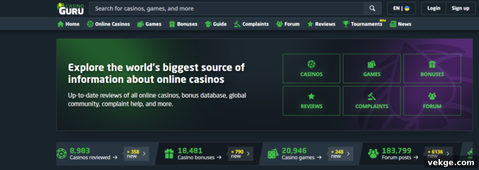Casino Guru Review Platform