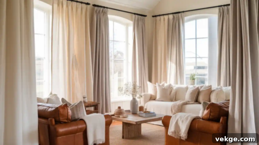 Neutral Linen Curtains