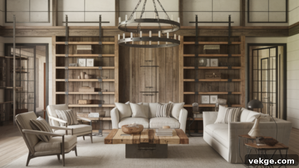 Wood and Metal Accents