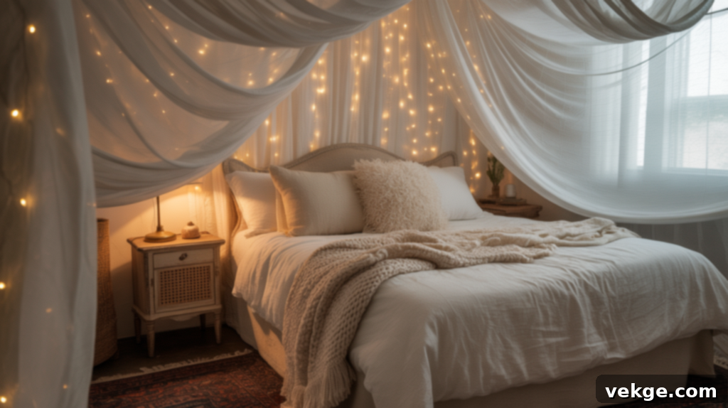 Canopy or Draped Fabric