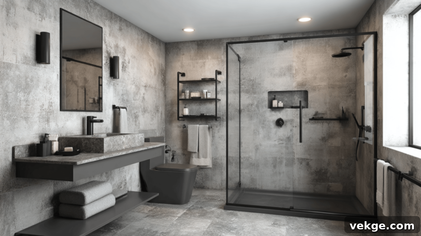 Monochrome Concrete Look