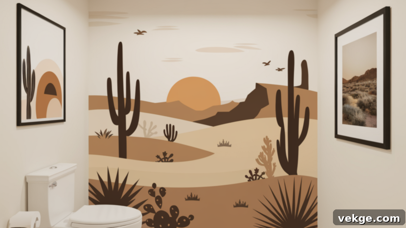 Desert-Inspired Wall Art and Murals