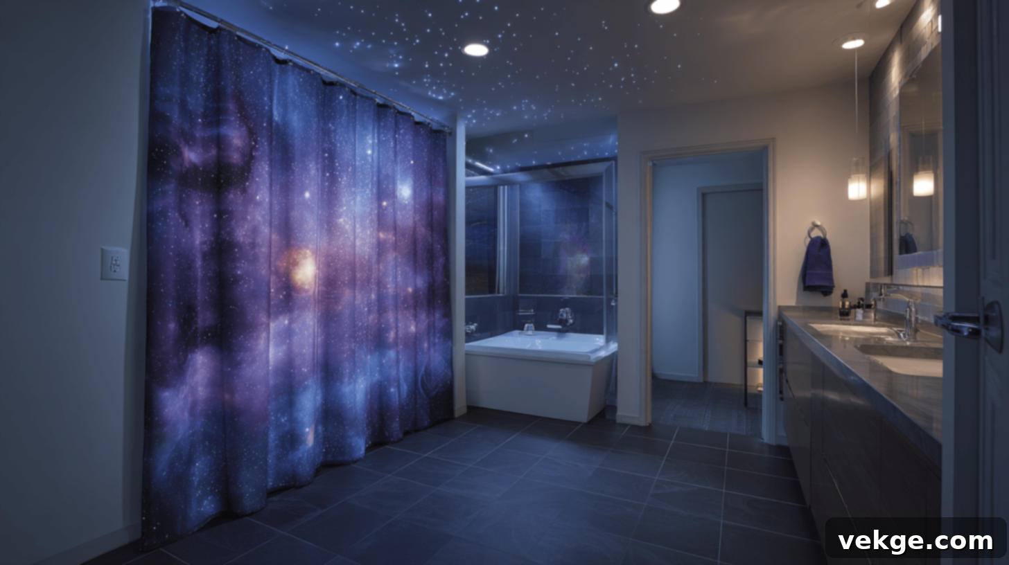 Space-Themed Bathroom