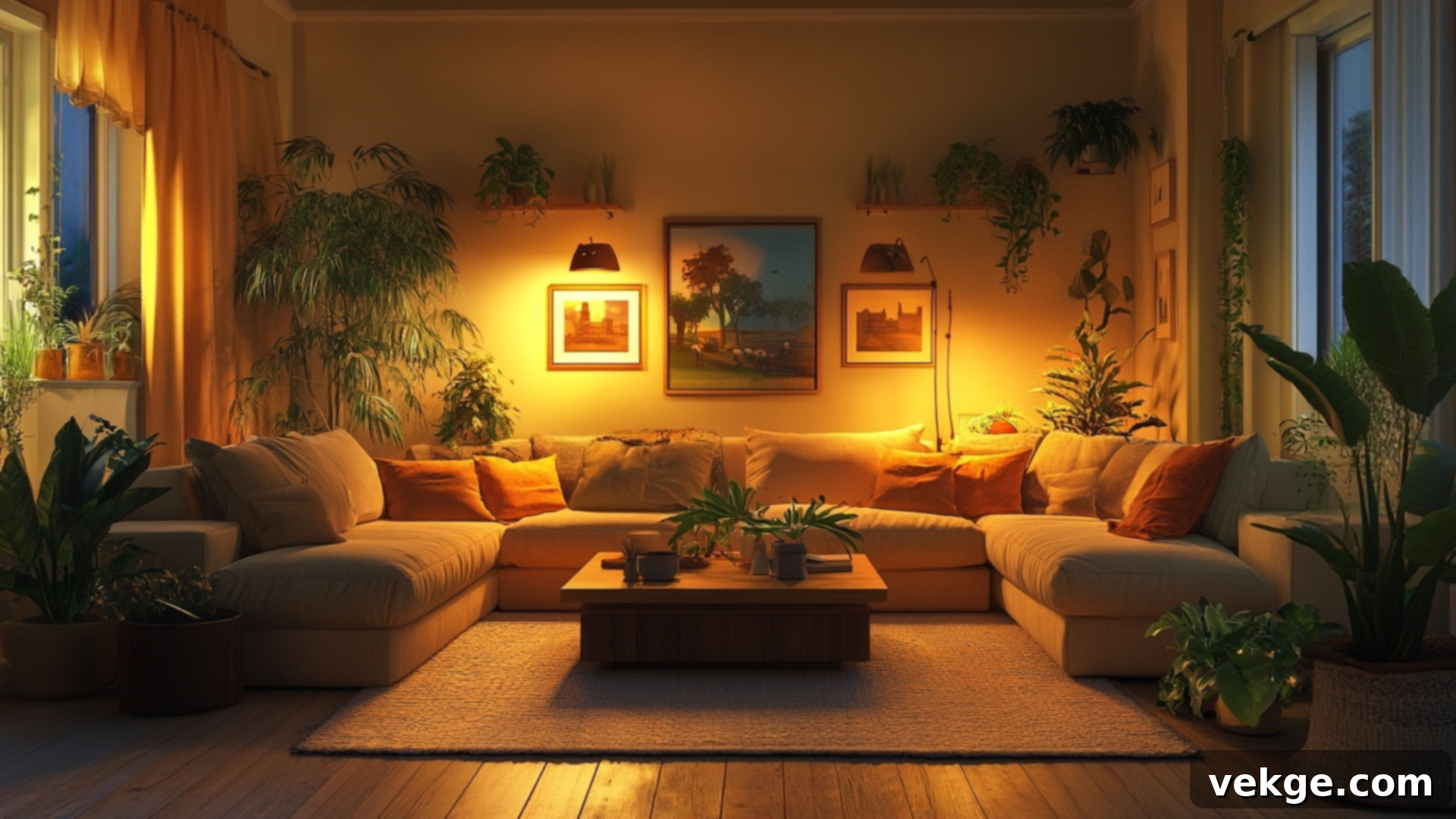 Living Room Layout for Family Peace