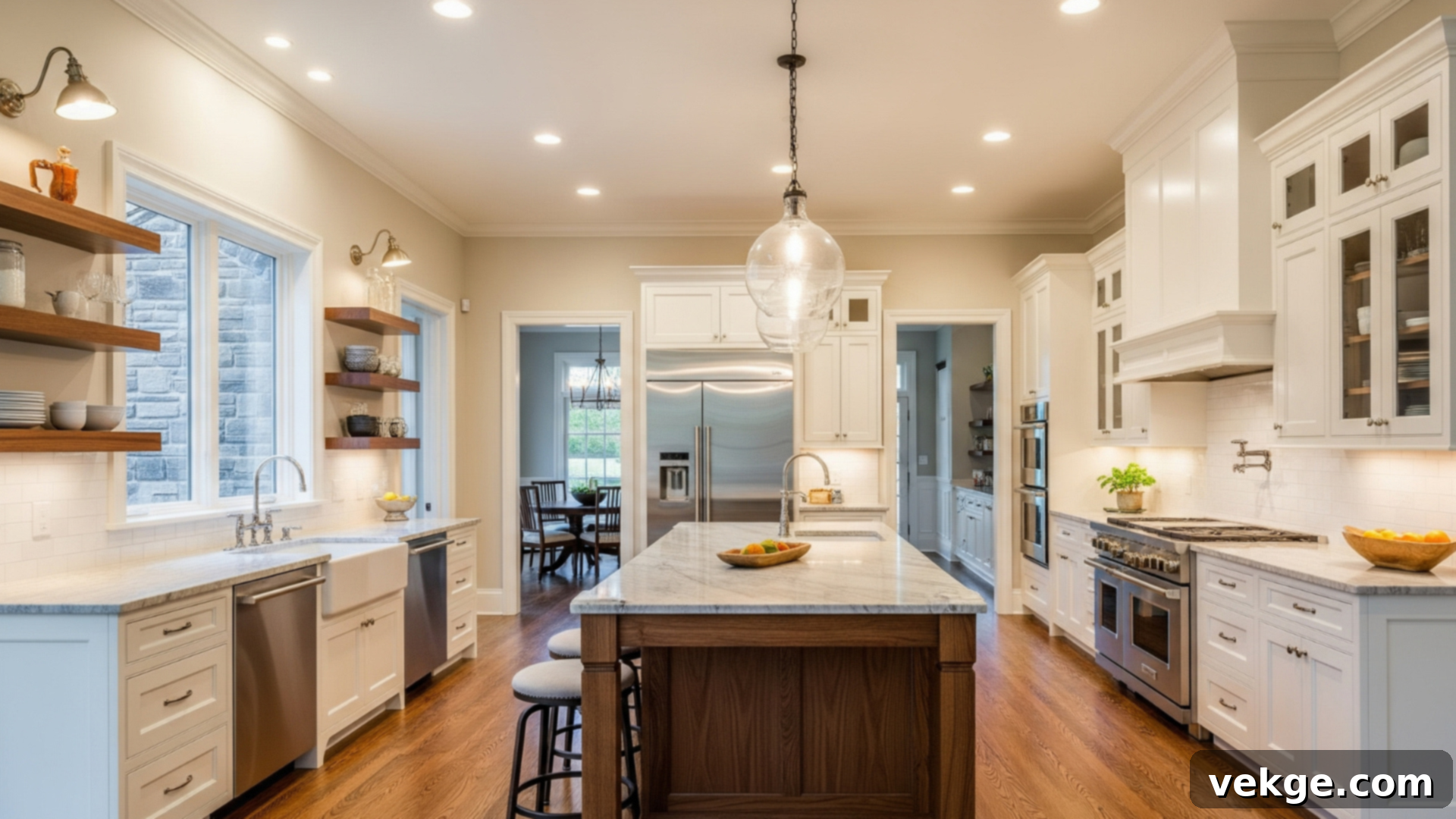 High-end kitchen renovation with custom cabinetry and luxury finishes