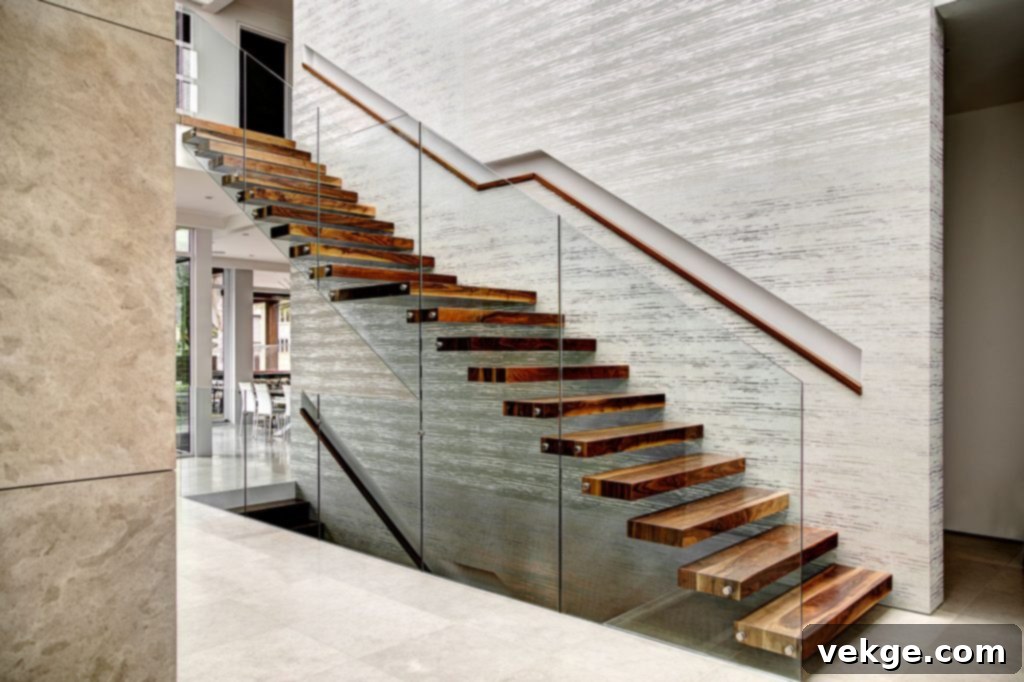 Floating stairs
