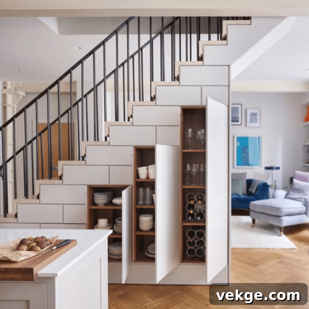 Stair with storage