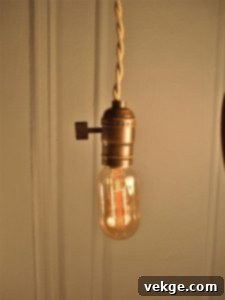 Bare light bulb