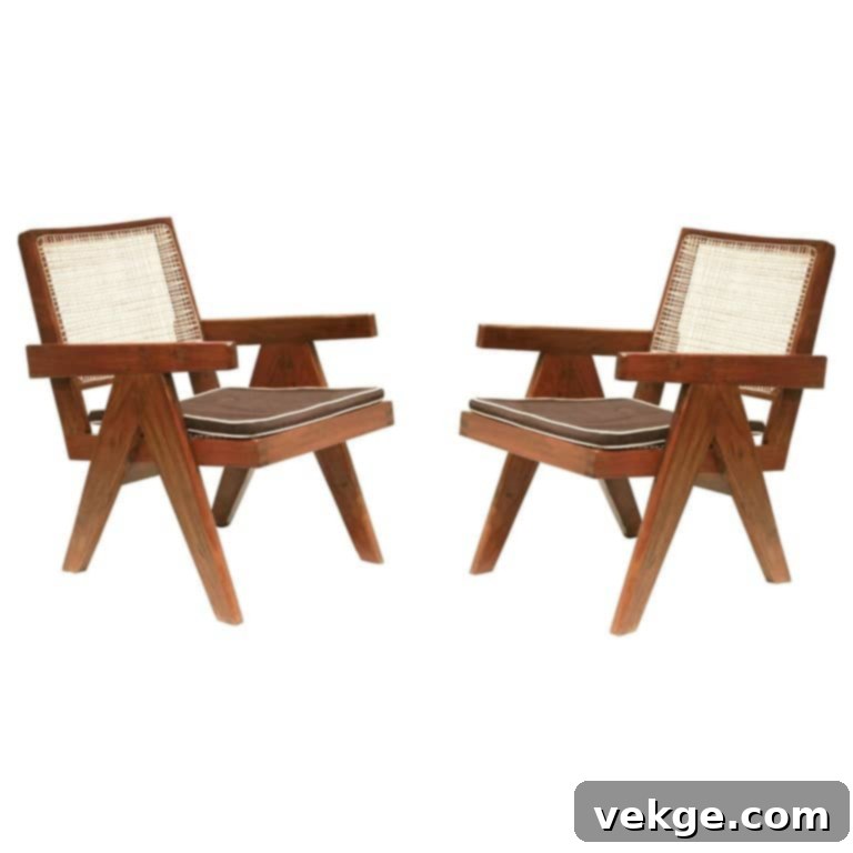 Original Jeanneret Chair with rich patina