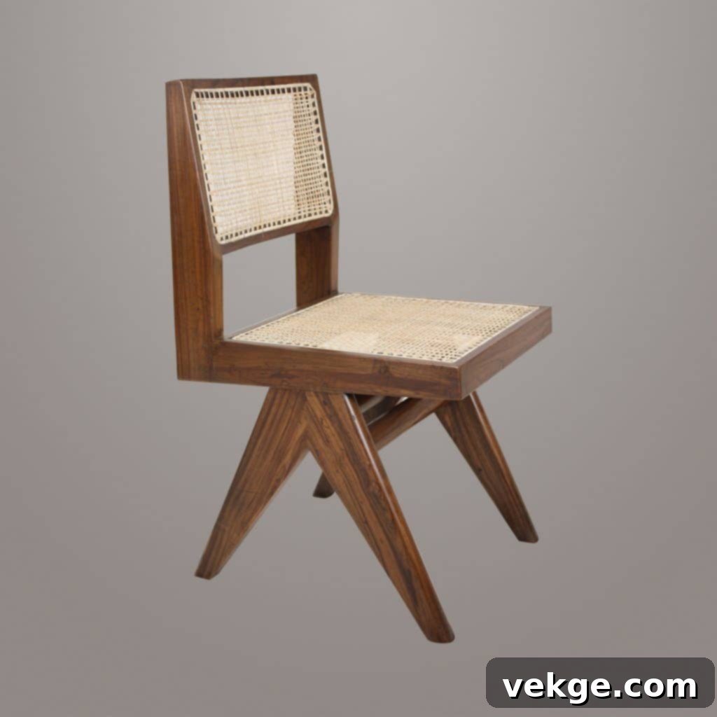 Jeanneret inspired chair on Etsy