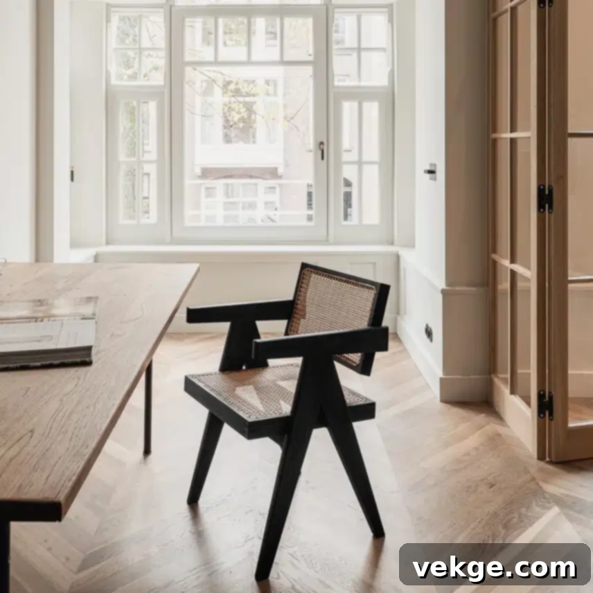 Pierre Jeanneret design Office Chair from Object Embassy via Scout and Nimble
