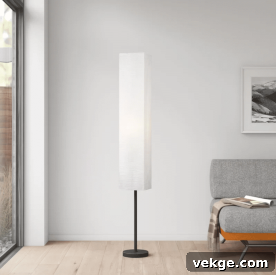 Kenroy Home Netherlands Floor Lamp - Mid-Century Modern Style