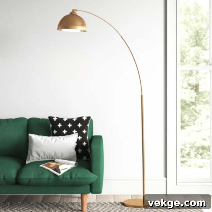 Archiology 79" Arc Floor Lamp - Bold Mid-Century Statement