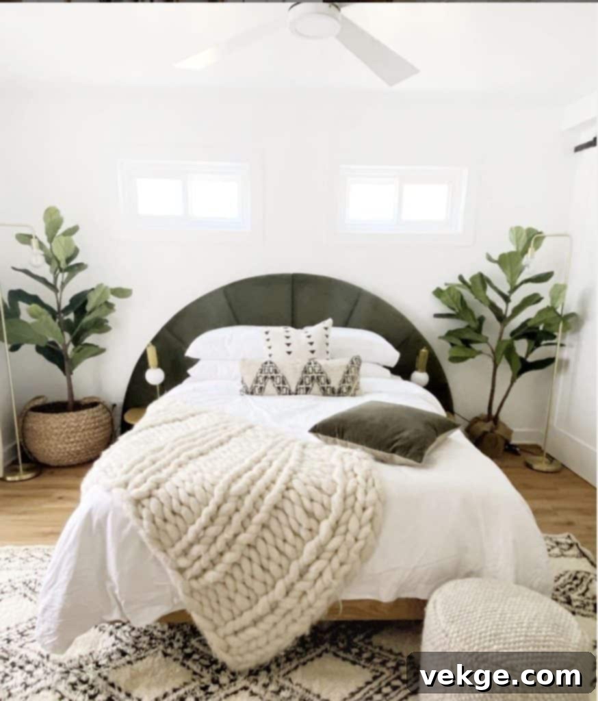cottage and sea neutral bedroom