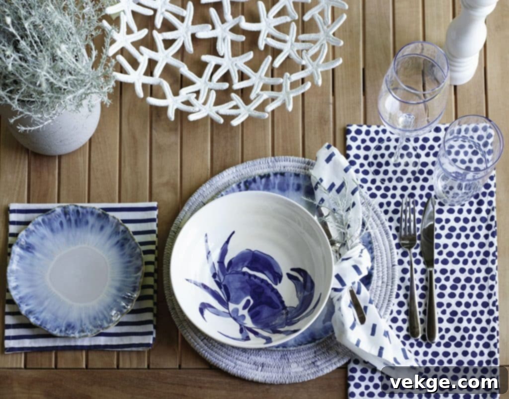 Tableware that Represents The Coast