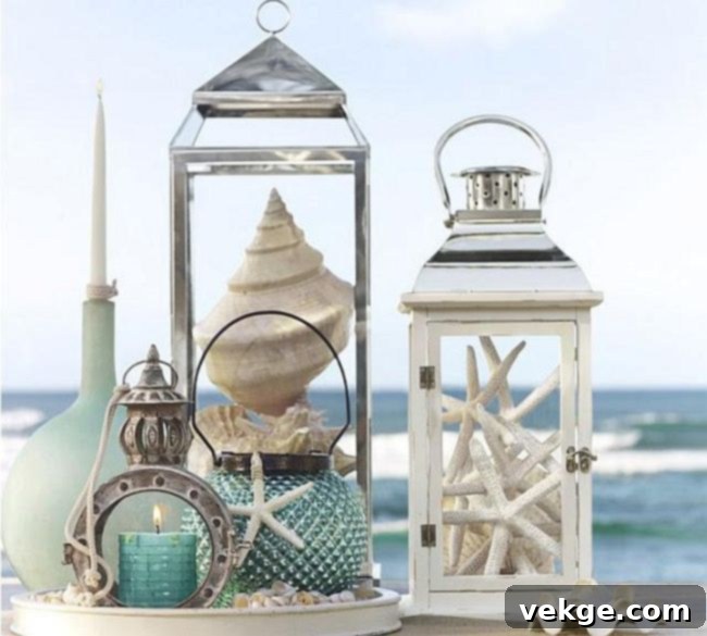 Gorgeous Seaside Lanterns DIY