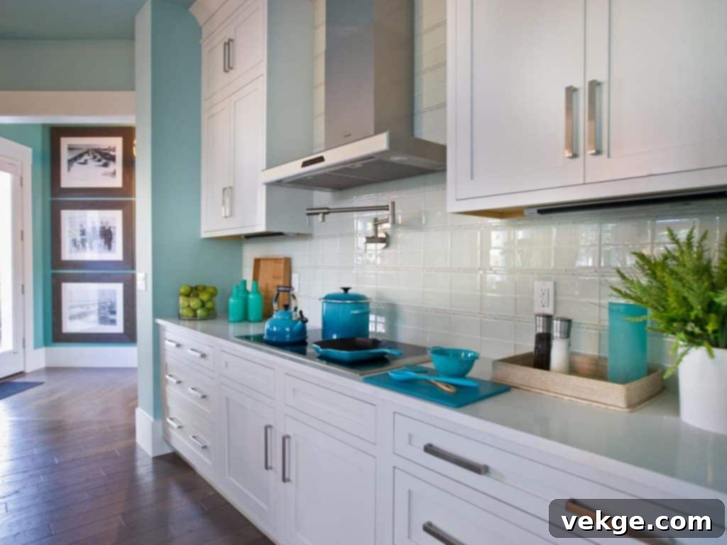 glass backsplash