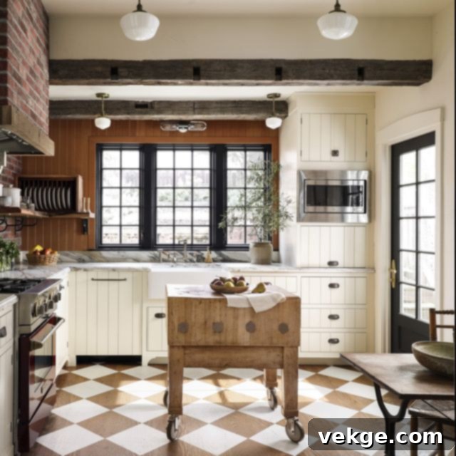 Crowd-Pleasing Country kitchen 