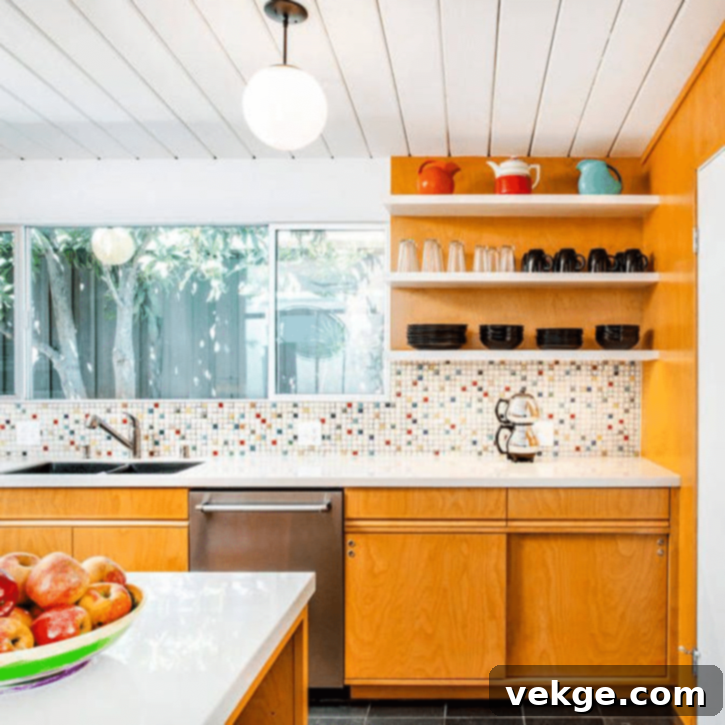 Small Square With Irregular Spots mid-century modern tiles