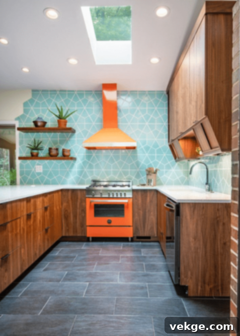 Light Blue And Smart mid-century modern tiles