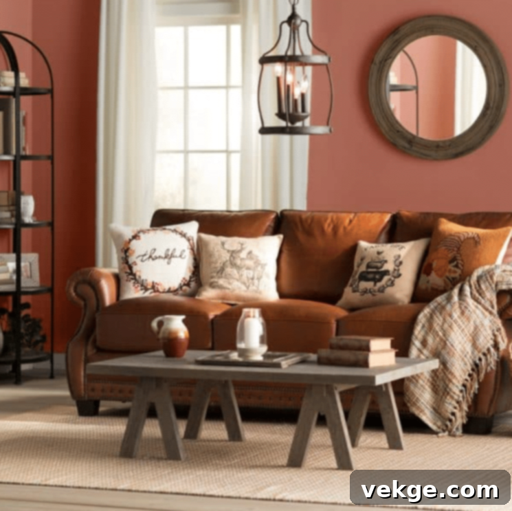 Elegant brown sofa and coffee table in a commercial waiting area