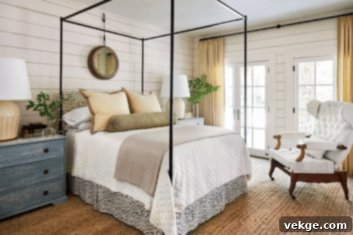 lake house bedroom 