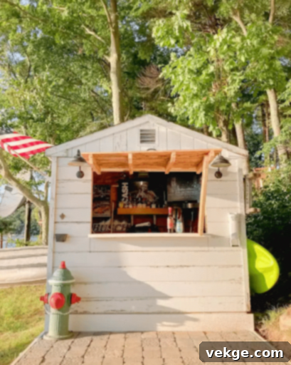 build an outdoor bar 