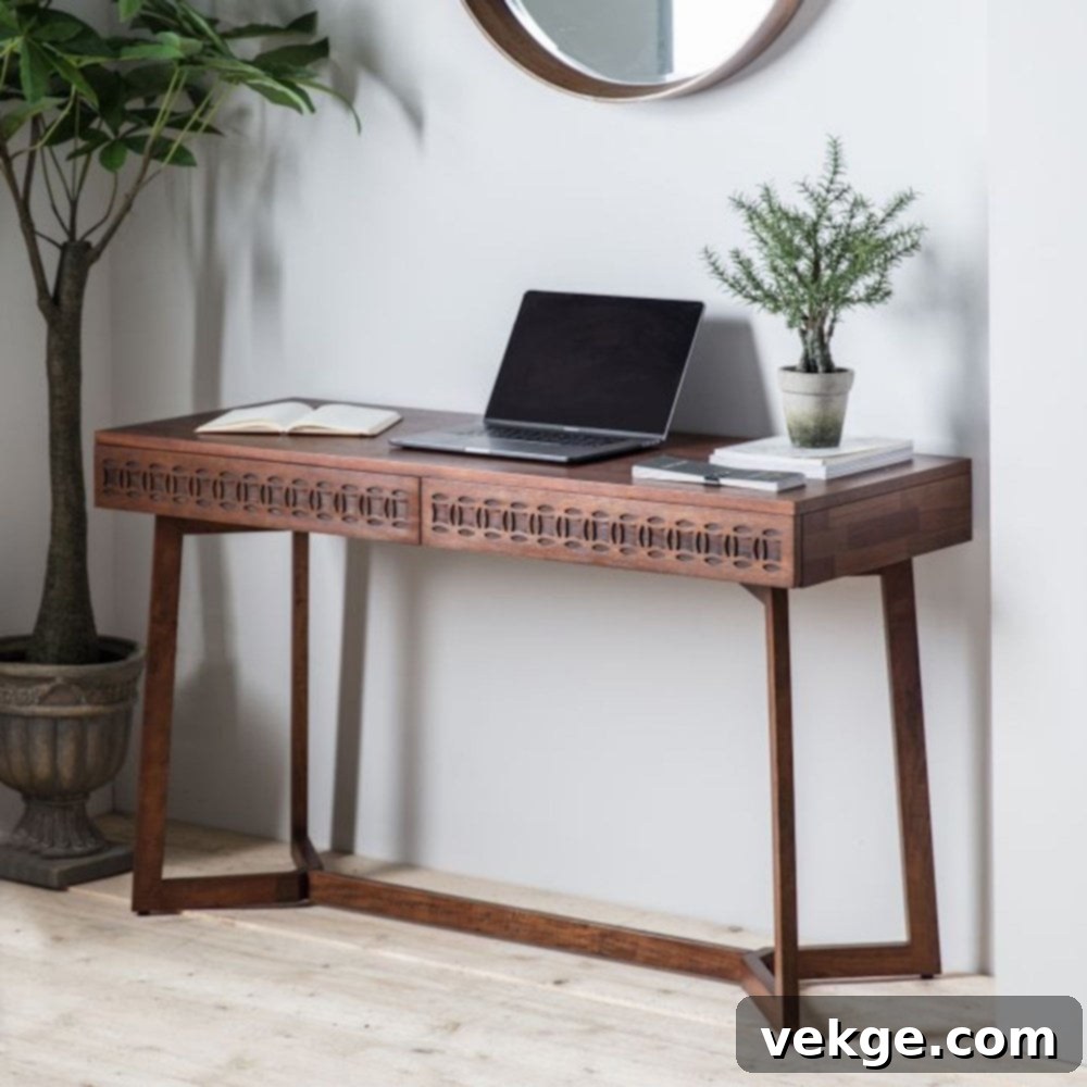  Mango wood office desk