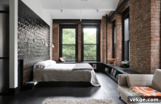 black floor and wall tiles 