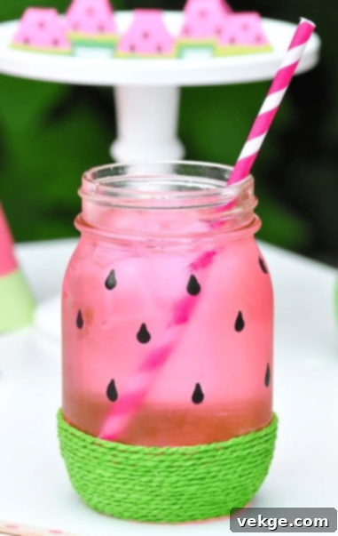 DIY Mason Jar Drinking Water