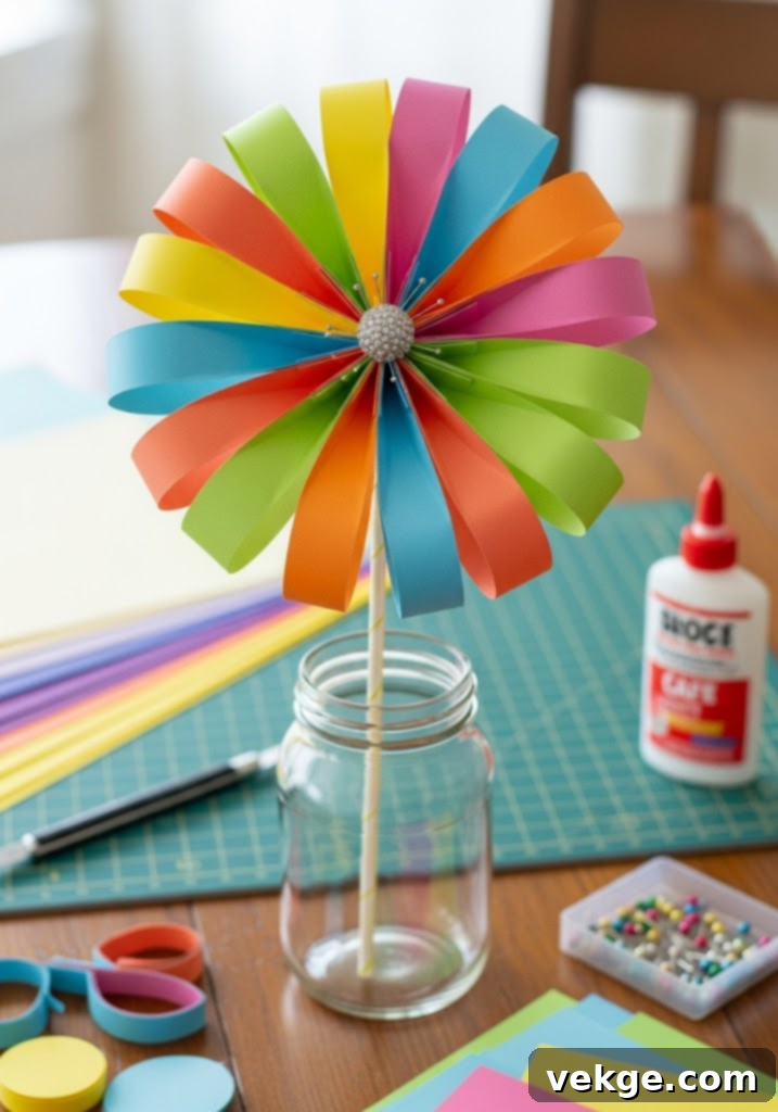 DIY Paper Pinwheels