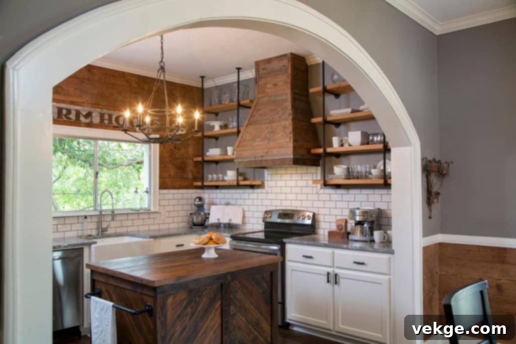 Kitchen Wide Arched Doorway