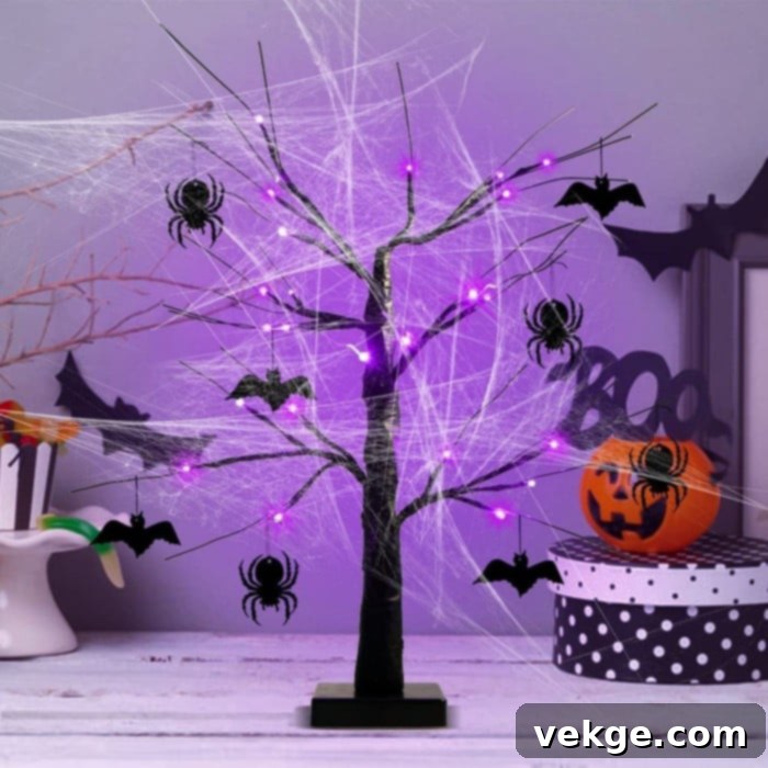 Spider Halloween tree