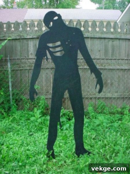 Zombie Silhouette Cutouts