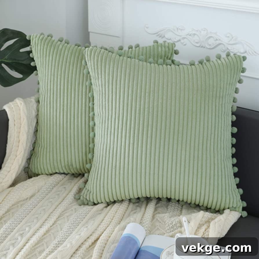 sage color pillowcase 