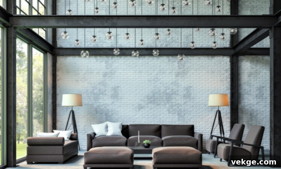 Scandinavian living room interior design