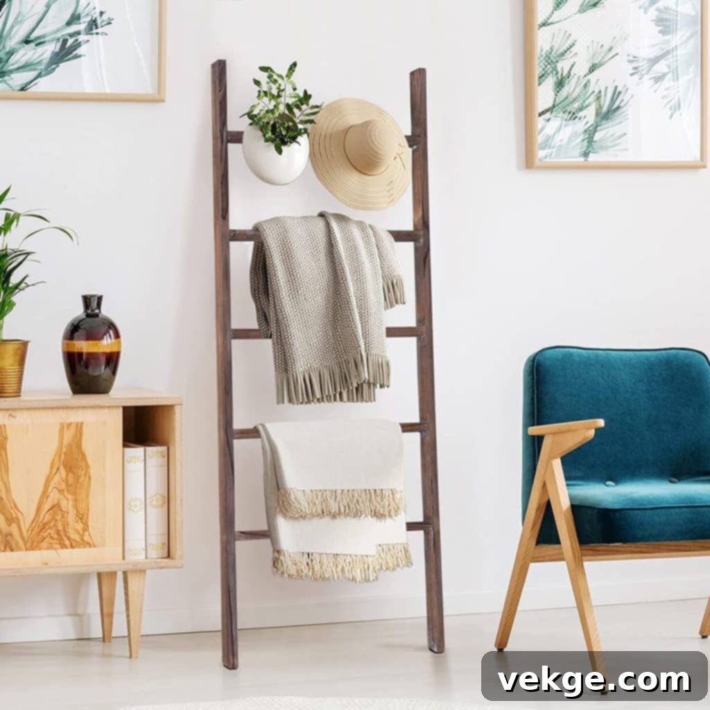 decorative ladder