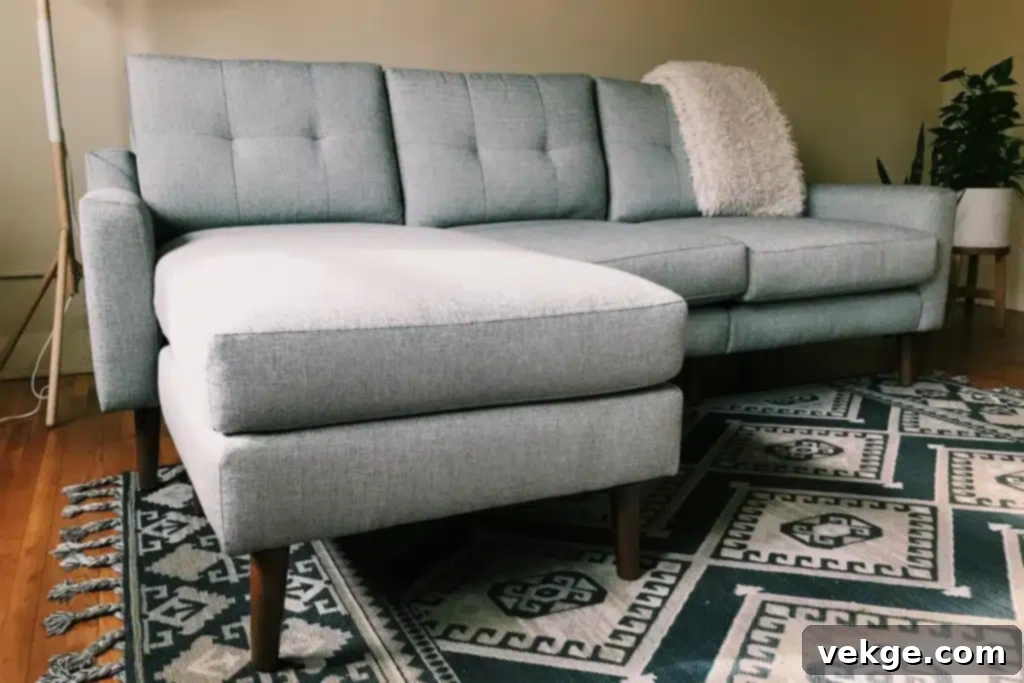 Nomad Sofa Sectional with Modular Design and USB Charger