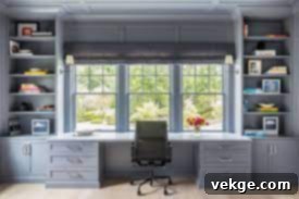 buit in desk