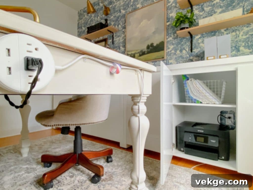  Hide Messy Cords and Wires