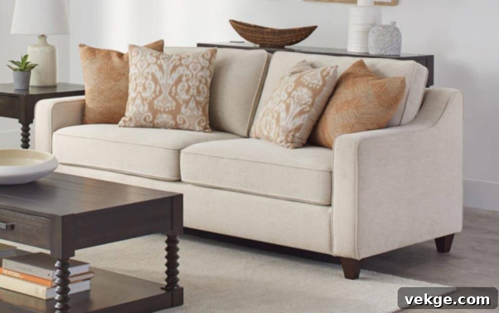 beige sofa