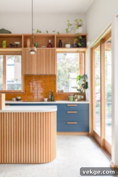Bold Lines with Wooden Slats