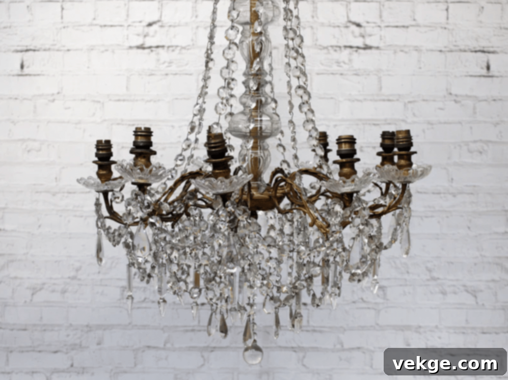 Luxurious Crystal Chandelier as a focal point