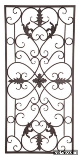 Elegant black wrought-iron balcony railings