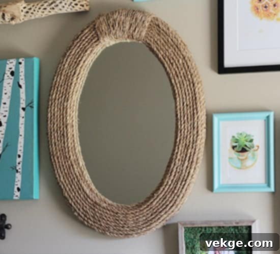 Rope-Lined Mirror