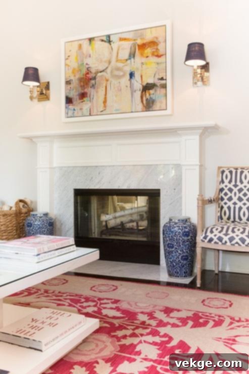 Ginger Jar at the Fire Place 
