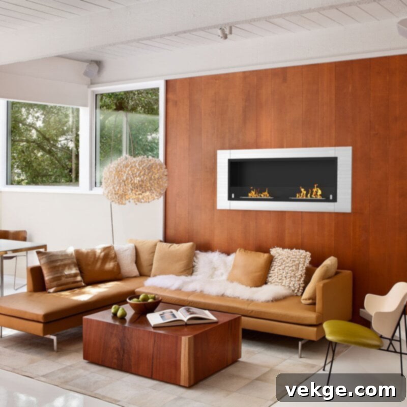 Sheehan Fireplace Insert - Vertical Fireplace Design